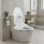 Cover-Smart-Toilet-Seat-in-a-bathroom