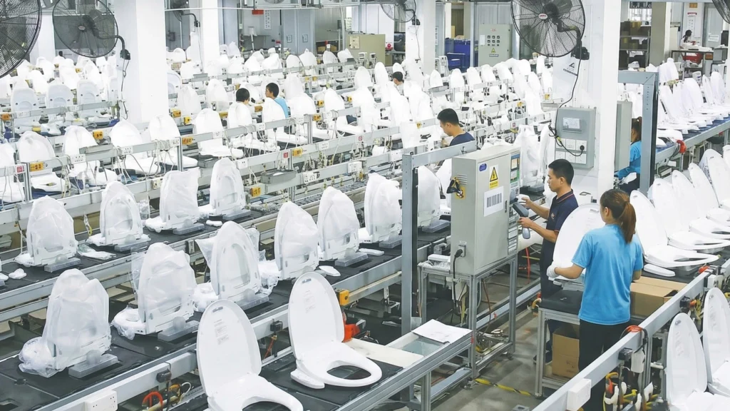 Bidet Toilet Seat Production Workshop