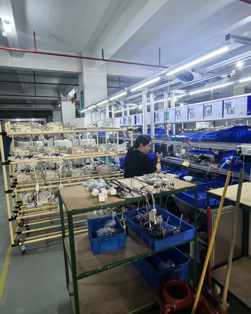 Línea de producción de fábrica de inodoros inteligentes