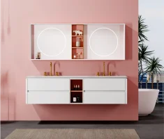 Floating Aluminum Bathroom Vanities